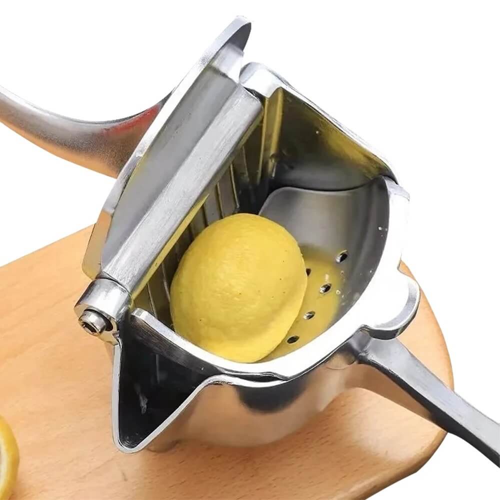 Fruit Squeezer - Manuelle Saftpresse aus Aluminium | Einfaches Auspressen von Zitrusfrüchten, Granatäpfeln und mehr