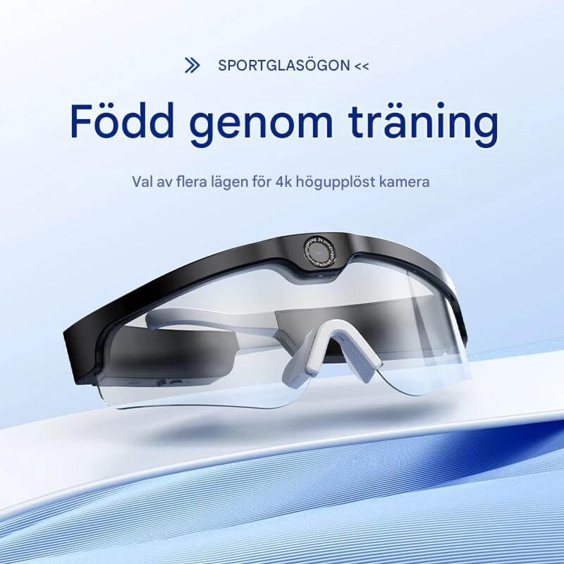 SmartSol - Sonnenbrille mit integrierter Kamera und drahtlosen Kopfhörern | Kompakt und funktional für aktive Abenteuer