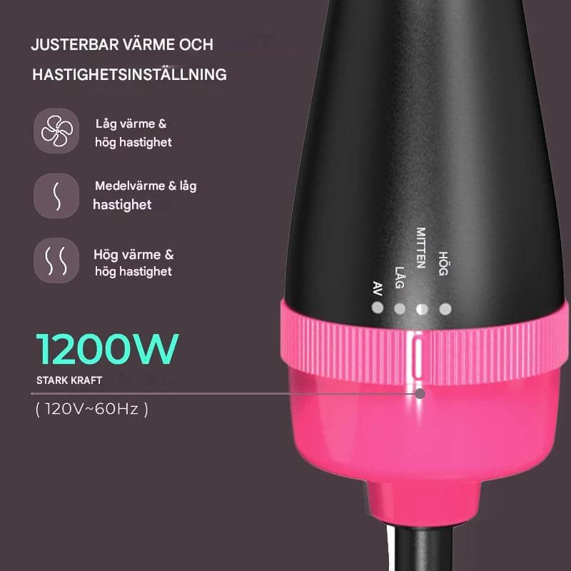 StylePro - 4-in-1-Heißluftbürste zum Föhnen, Volumisieren und Stylen | Einfaches Haarstyling mit einem Gerät