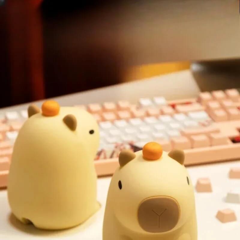 LumiBara - Leistungsfähiges Silikon-Nachtlicht für Kinder | Weicher, wiederaufladbarer und sicherer Begleiter für das Nachtlicht