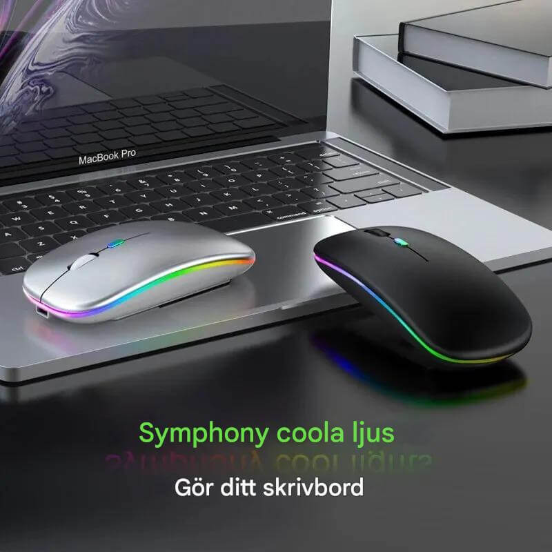 VibeGrip - Kabellose ergonomische RGB-Maus | Stil, Komfort und Präzision in einem