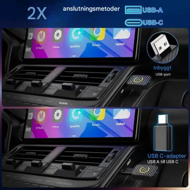 AutoLink - Kabelloser Android Auto & IOS CarPlay Adapter für Multimedia im Auto