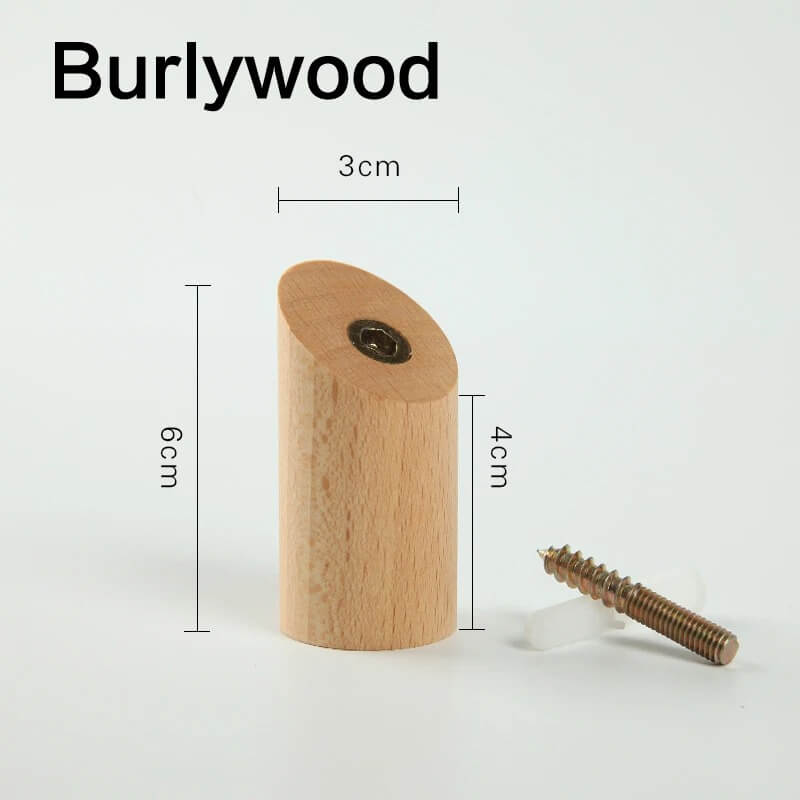 BarkHook – Wandmontierter Holzhaken für Kleidung, Schlüssel und Accessoires | Stilvolle Aufbewahrung in natürlichem Design