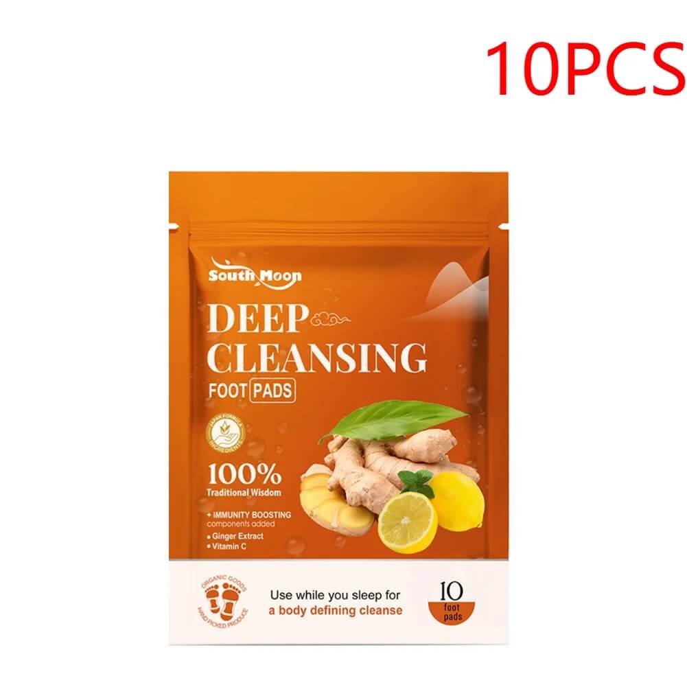 SootheStep - Natürliche Ingwer-Fußpflaster | Für alle, die Entspannung, Reinigung und besseren Schlaf suchen