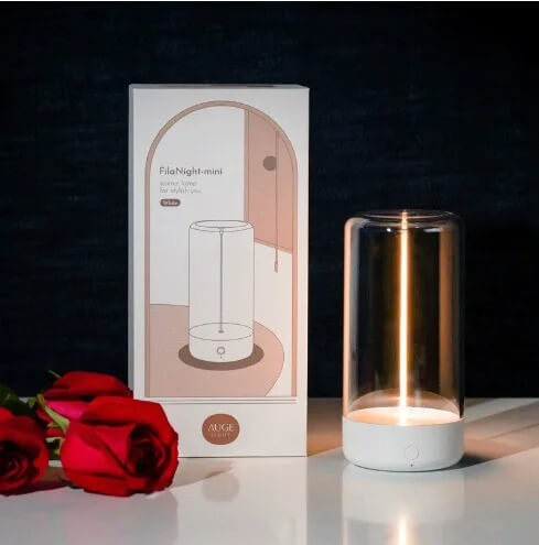 QuantumGlow - Tragbare LED-Leuchte mit magnetischem und flexiblem Glühfaden | USB-C wiederaufladbare Umgebungsbeleuchtung