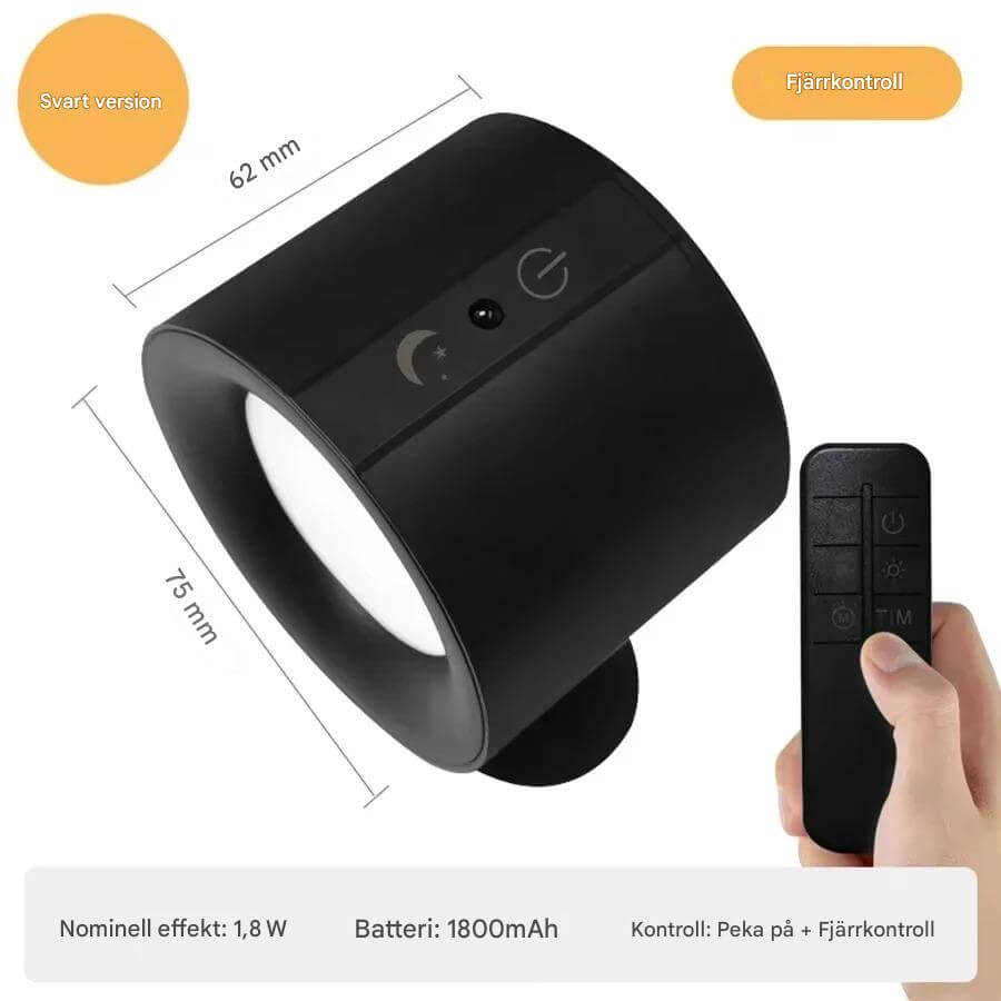 NordGlow - Magnetische LED-Wandleuchte mit zwei Lichtquellen | Flexible Beleuchtung für jede Ecke des Hauses