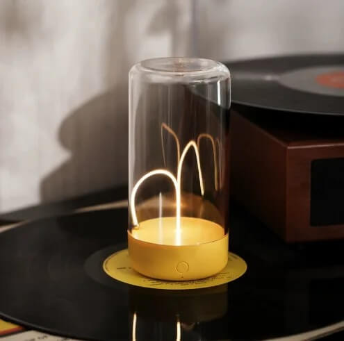 QuantumGlow - Tragbare LED-Leuchte mit magnetischem und flexiblem Glühfaden | USB-C wiederaufladbare Umgebungsbeleuchtung