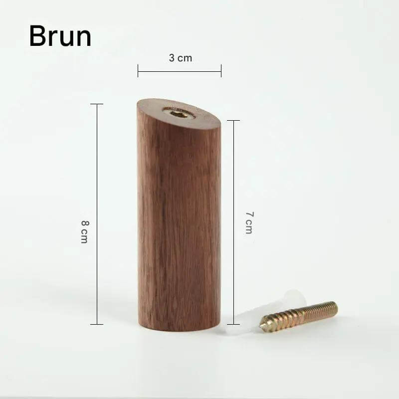 BarkHook – Wandmontierter Holzhaken für Kleidung, Schlüssel und Accessoires | Stilvolle Aufbewahrung in natürlichem Design