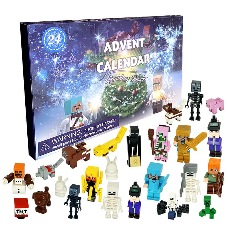 MiniCraft - Adventskalender mit 24-Tage-Countdown und Action-Figuren
