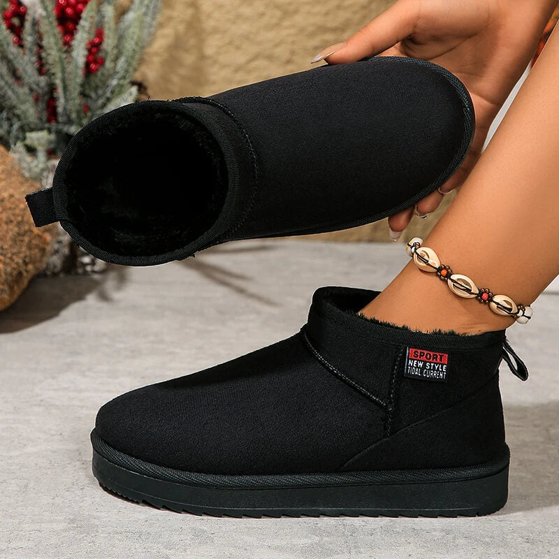 Frostea - Damen Slip-on Mockaboots Bequem und stilvoll für kaltes Wetter