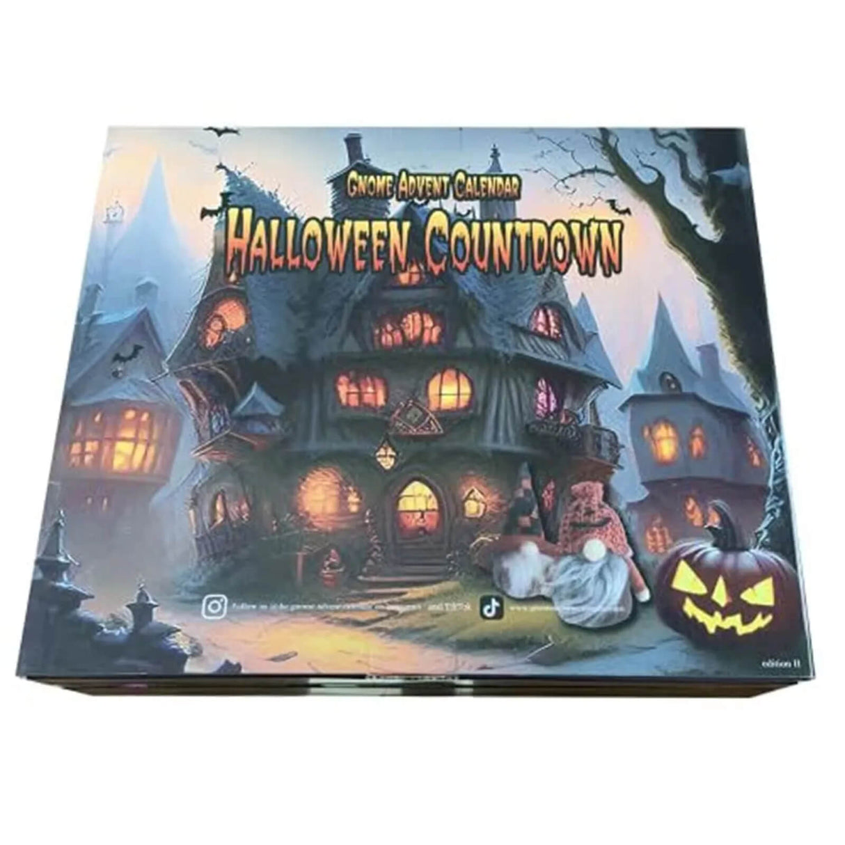 Weihnachtsmann & Halloween Adventskalender 2024 - Countdown mit Sammelfiguren, kinderfreundliche Heimdekoration und Countdown-Kalender