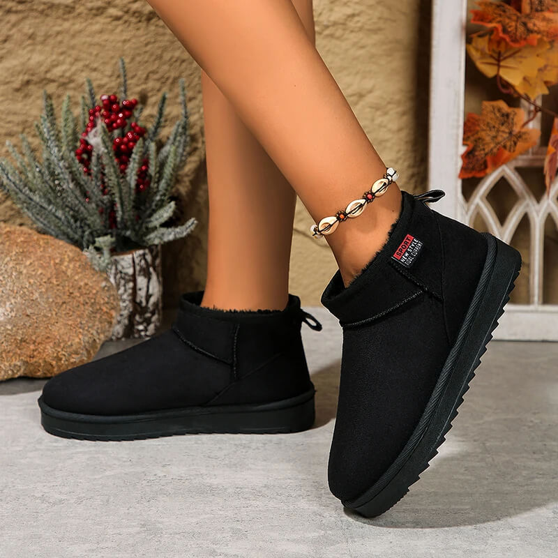 Frostea - Damen Slip-on Mockaboots Bequem und stilvoll für kaltes Wetter