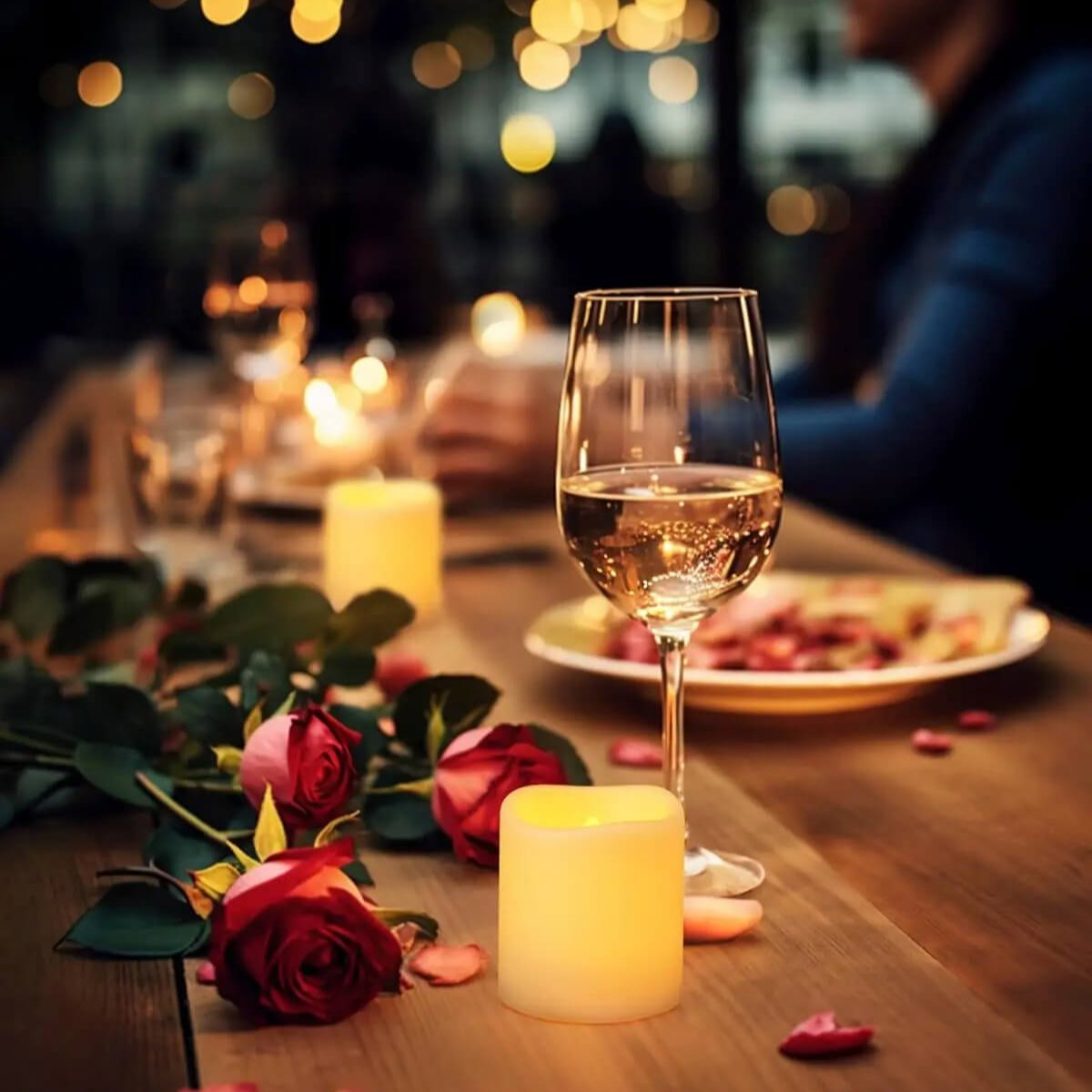 Flammenlose LED-Kerzen - Kreative Teelichter mit warmweißem Licht