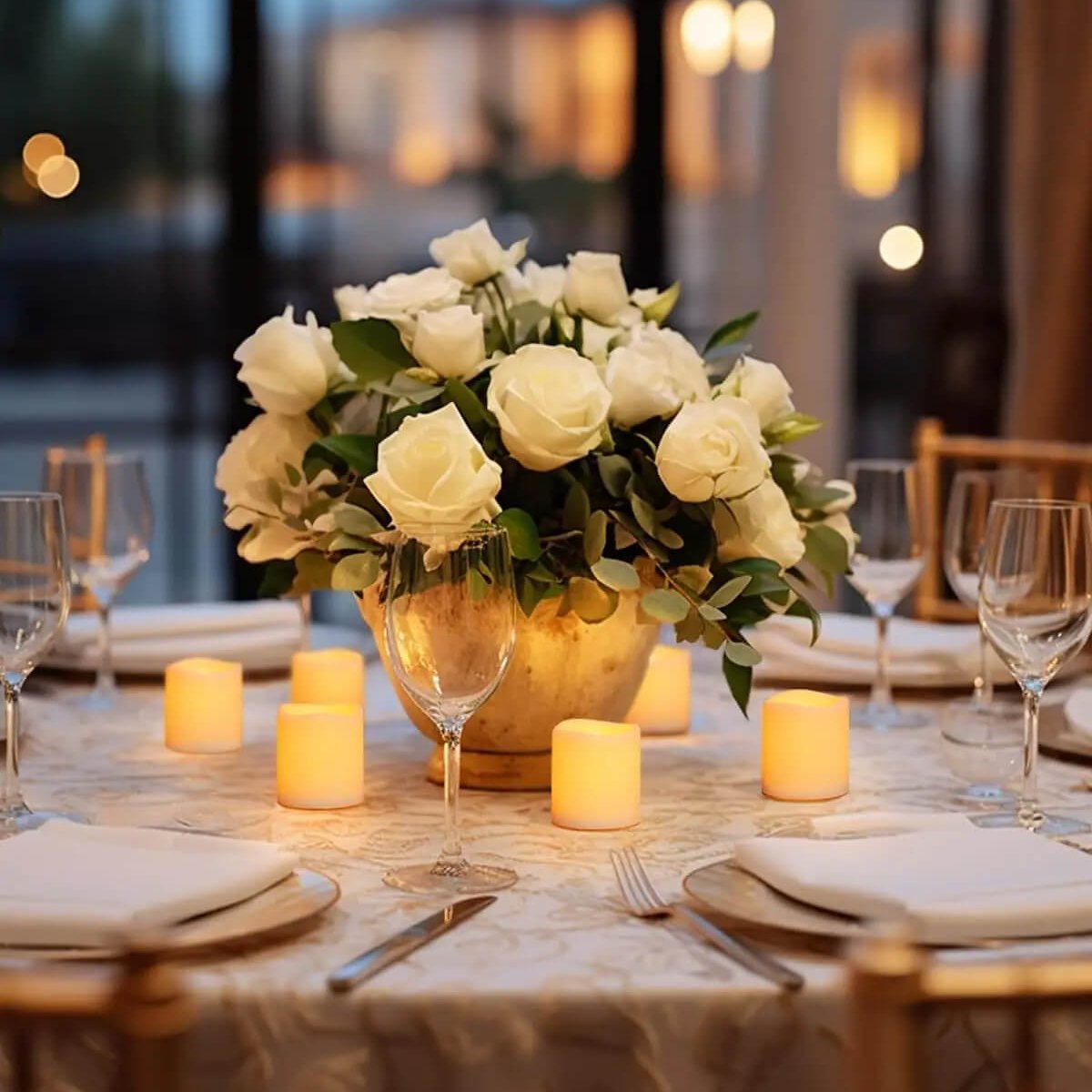 Flammenlose LED-Kerzen - Kreative Teelichter mit warmweißem Licht