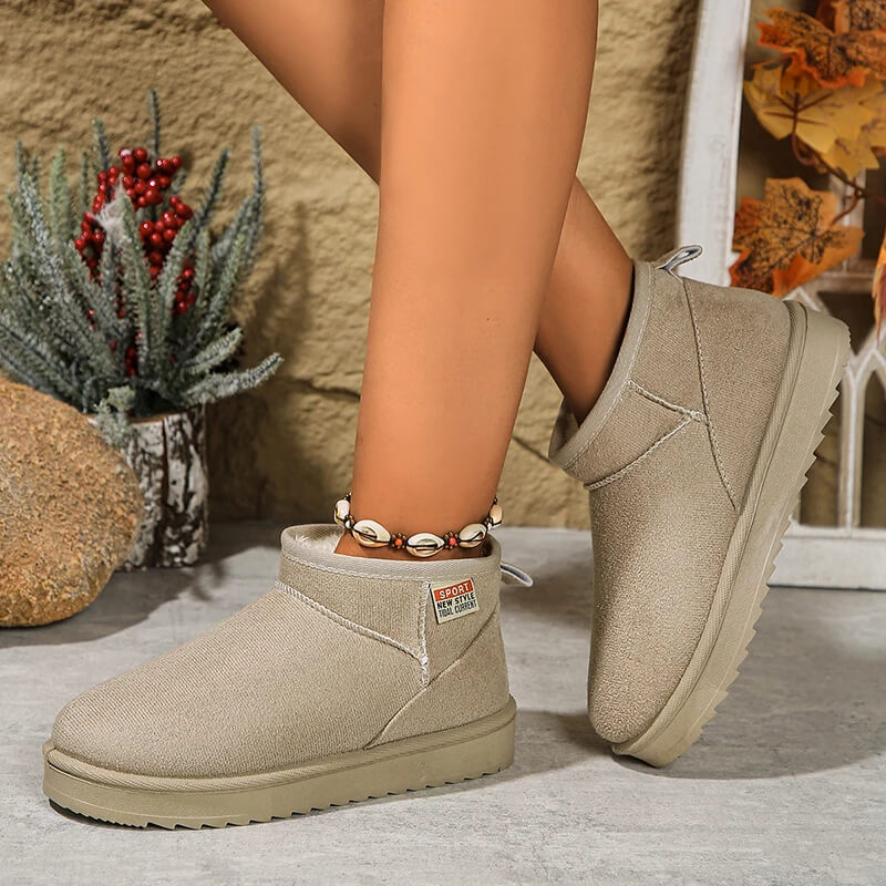 Frostea - Damen Slip-on Mockaboots Bequem und stilvoll für kaltes Wetter