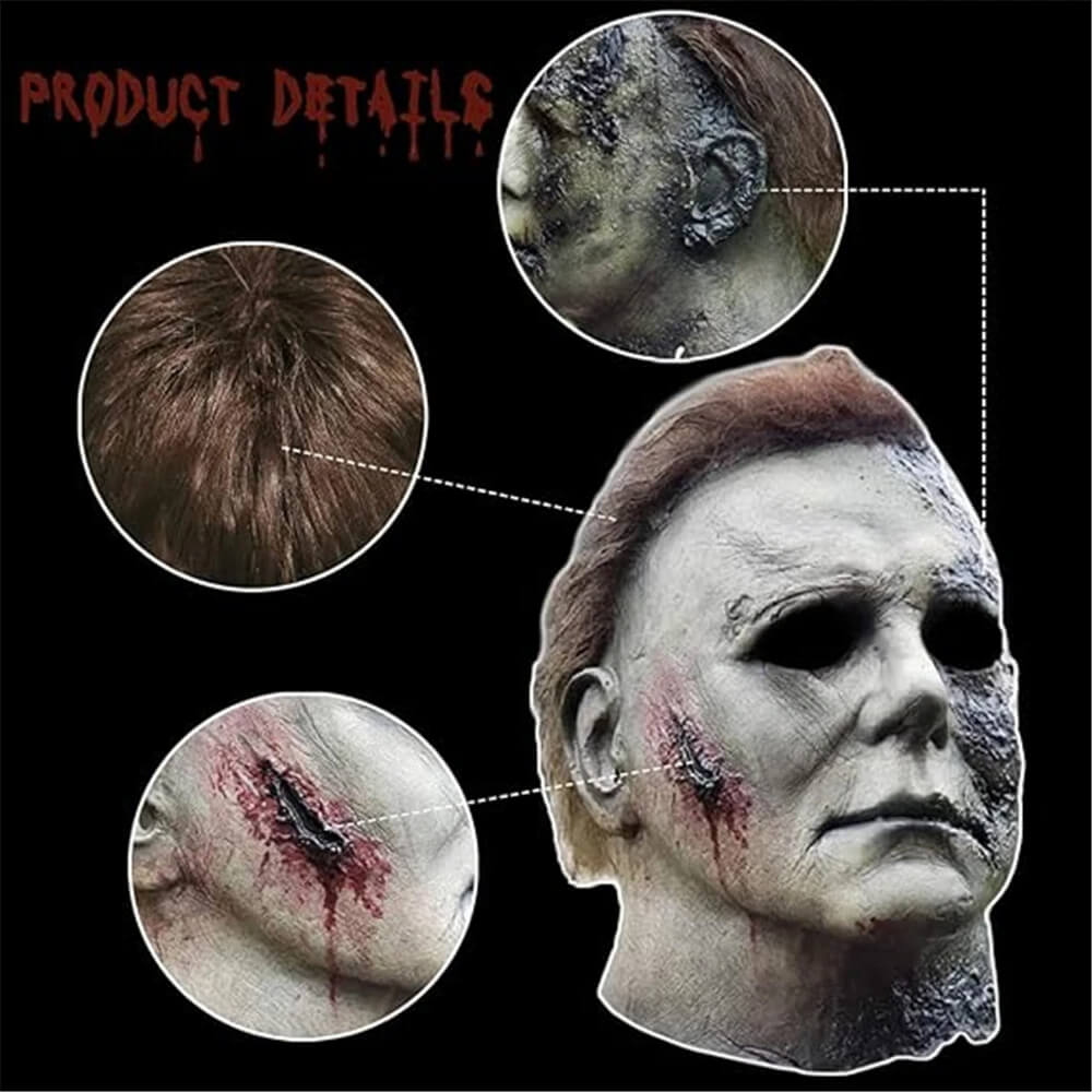 Halloween Michael Myers Maske - Horror Maske für Halloween und Cosplay
