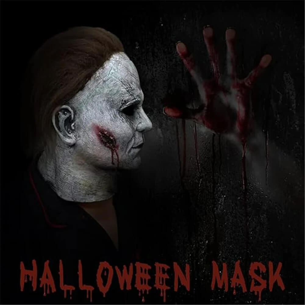 Halloween Michael Myers Maske - Horror Maske für Halloween und Cosplay