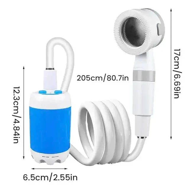 CampFlow - Tragbare Duscheinheit mit Wasserpumpe