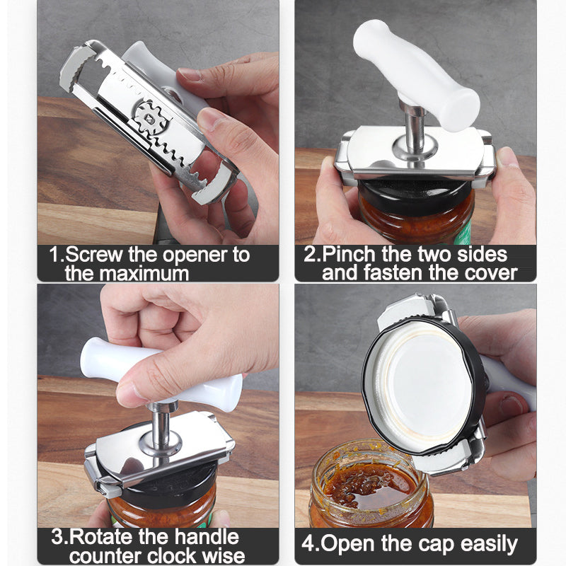 EasyGrip Dosenöffner für Schraubverschlüsse und Dosen