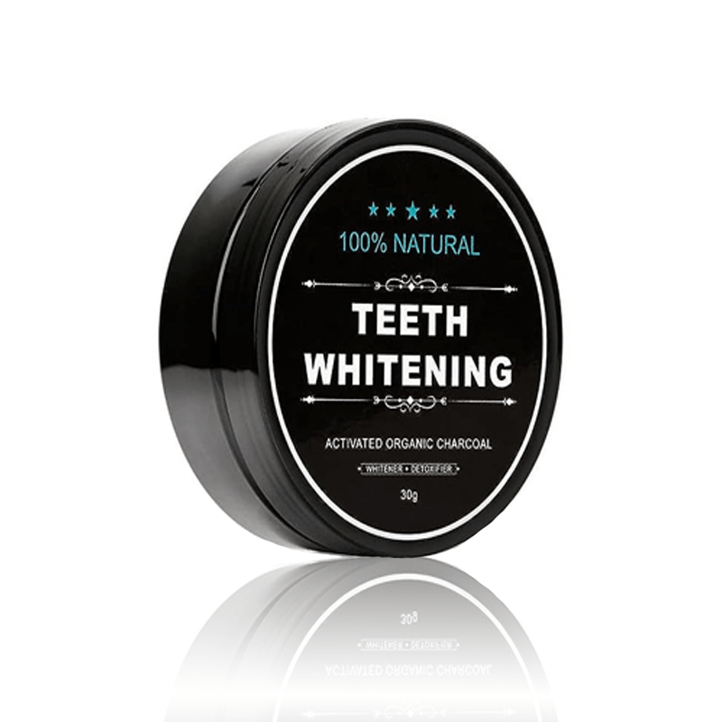 Aktivkohle-Zahnaufhellungspulver