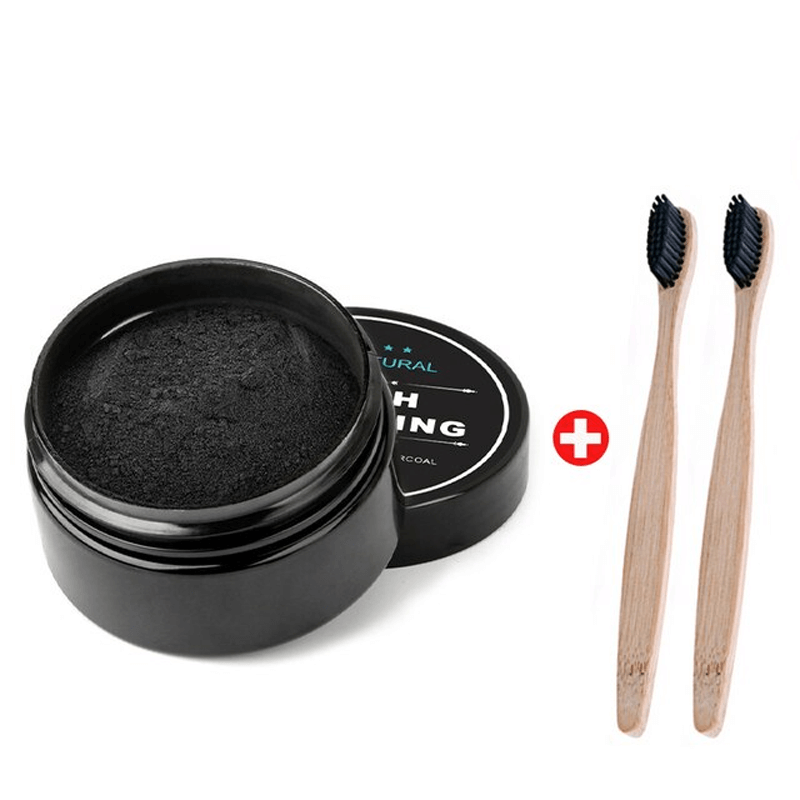 Aktivkohle-Zahnaufhellungspulver