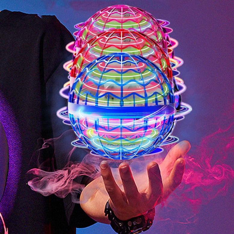 Fliegende LED-Kugel - fliegt wie ein Bumerang