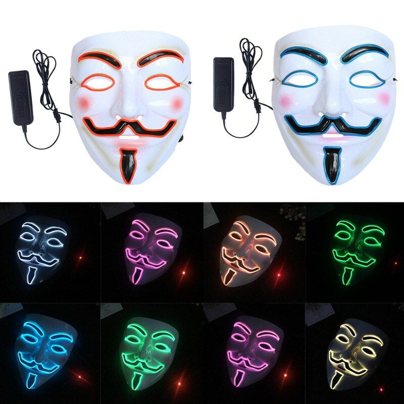 V For Vendetta LED-Maske