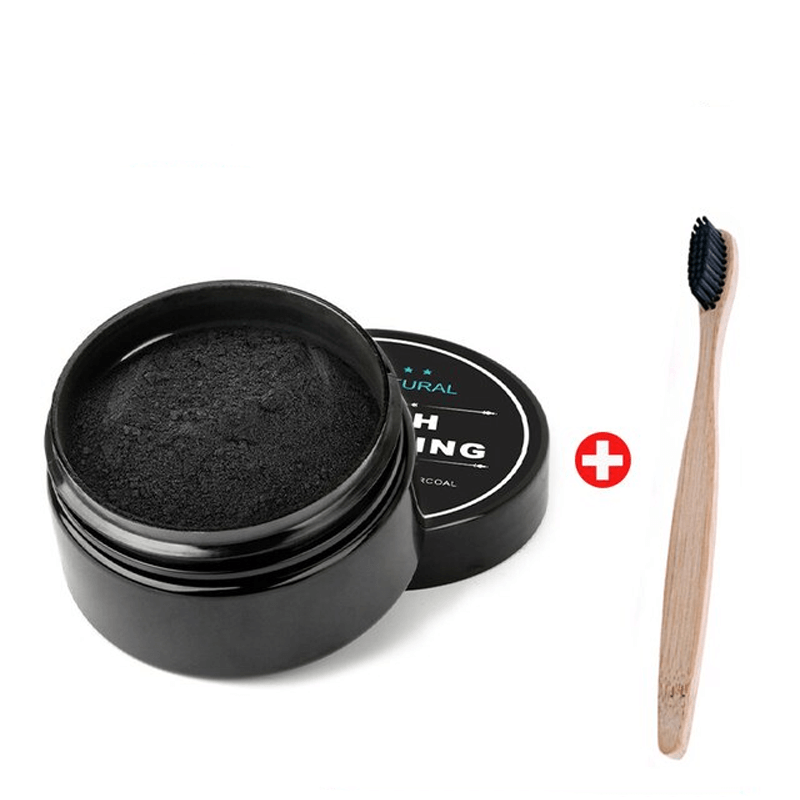 Aktivkohle-Zahnaufhellungspulver