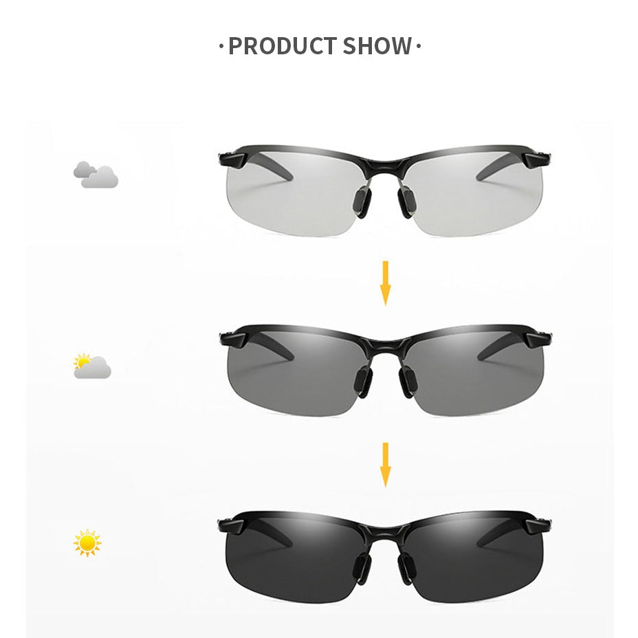 Polarisierte Sonnenbrille mit Farbwechsel