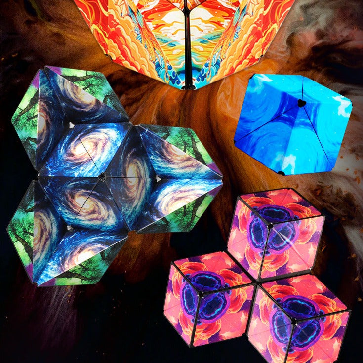 Magischer magnetischer Würfel 70 verschiedene Formen Lernen Bildung Kinder Spielzeug