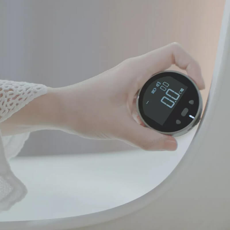 Rundes elektronisches Lineal Entfernungsmesser