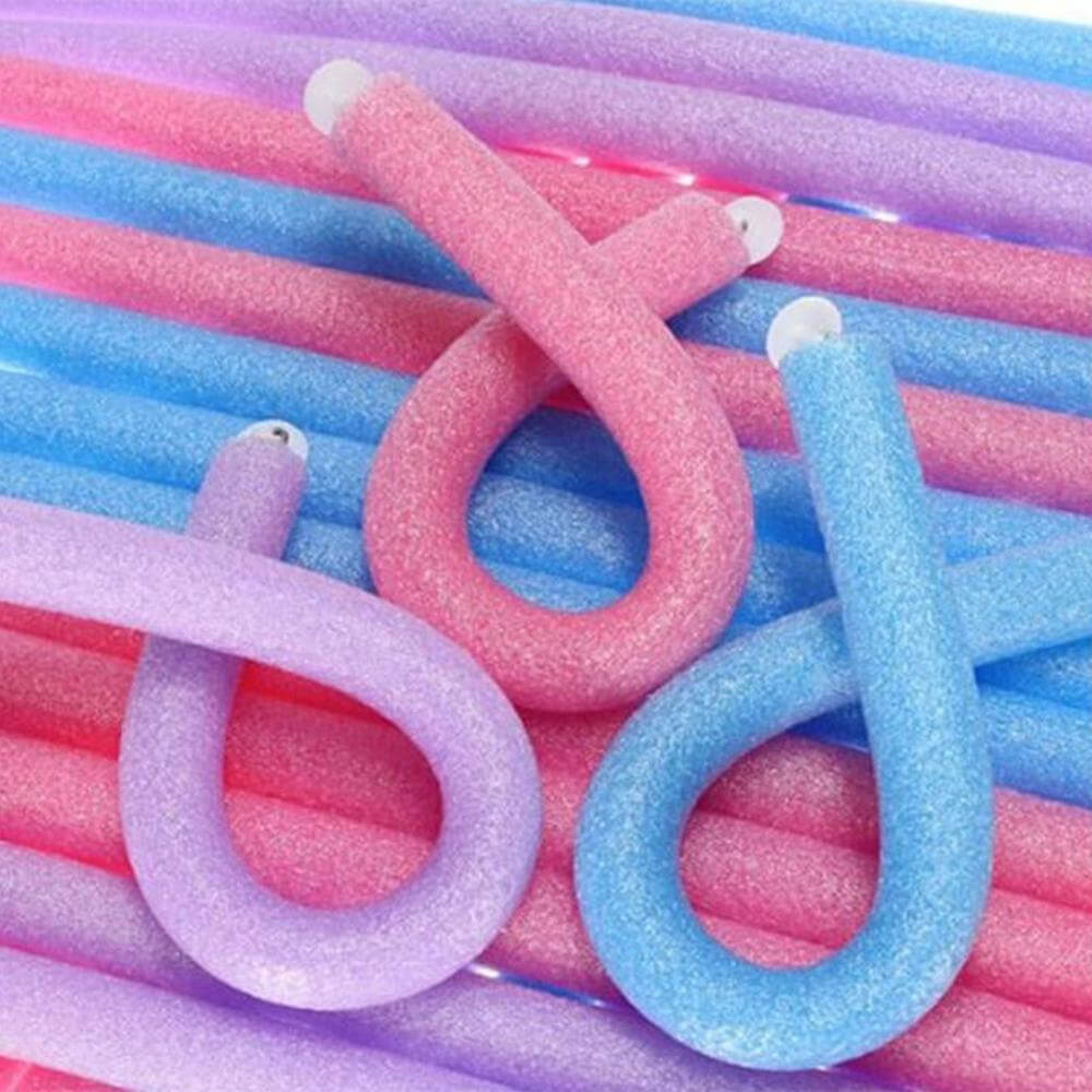 Schaumgummi-Spulen Haarroller Lockenwickler - 10er Pack