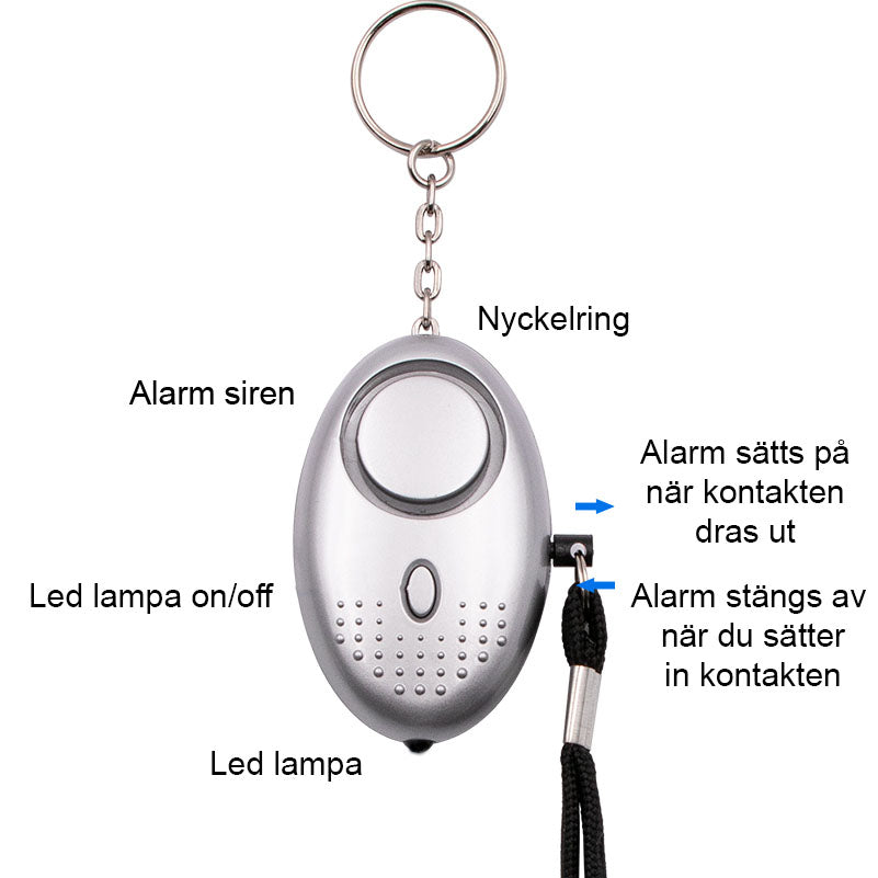 Kleiner Überfallalarm 130db 60min