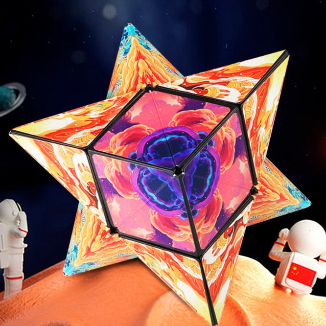 Magischer magnetischer Würfel 70 verschiedene Formen Lernen Bildung Kinder Spielzeug