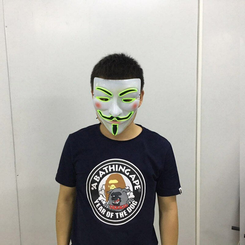 V For Vendetta LED-Maske