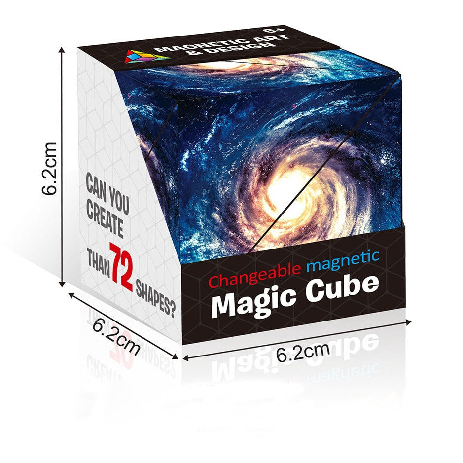 Magischer magnetischer Würfel 70 verschiedene Formen Lernen Bildung Kinder Spielzeug