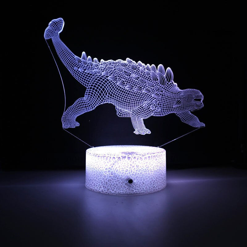 3D LED Lampe Dinosaurier