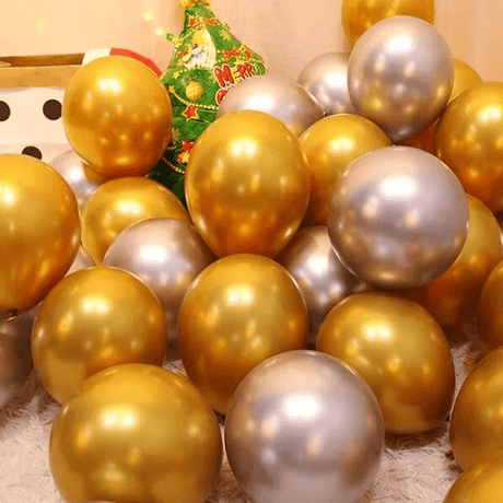 Fröhliche Weihnachten Ballons in mehreren Farben - Latex Ballons Party Ballons