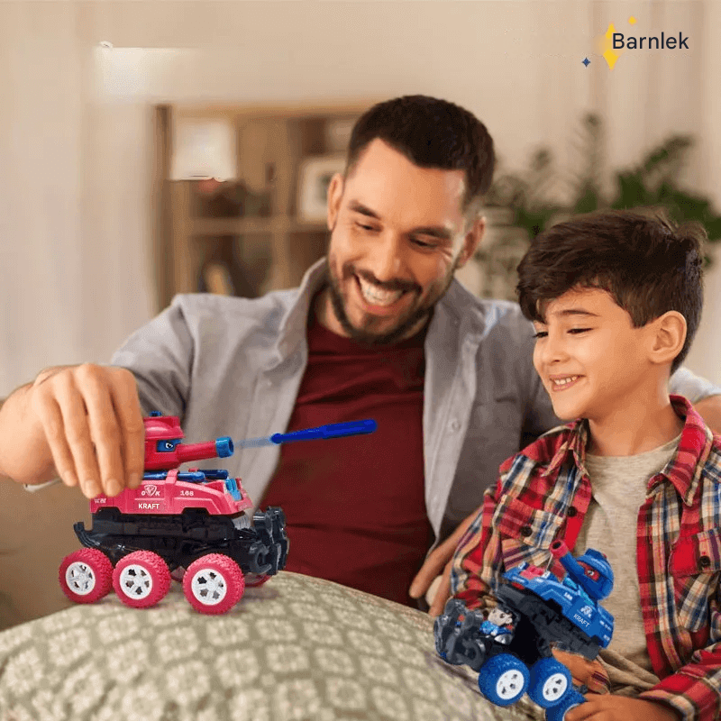 Mini-Panzer Spielzeug - Sechsrädriger, gleitender und geräuschloser Mini-Panzer für die Fantasie der Kinder