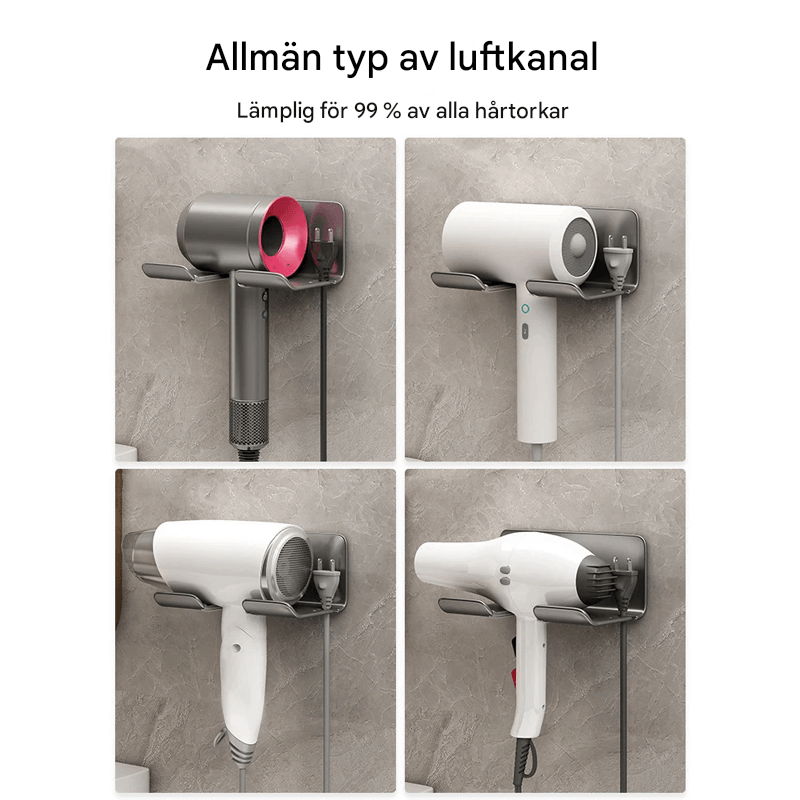 MARIE - Haartrockner-Organisator Wandmontage | Für Zuhause & Friseursalon