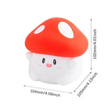 GlowShroom - LED-Nachtlicht aus Silikon | Weiches Kürbis-, Pilz- oder Gespenstdesign für Kinderzimmer und Schlafräume