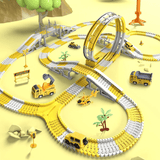 Engineering Car Track - Konstruierbare Rennstrecke mit Mini-Engineering Cars für Kinder