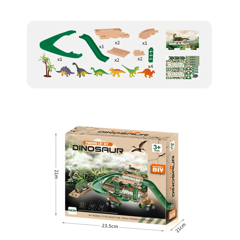 Car Park Toy Set - Freie Montage mit mehreren Spielzeugautos und verschiedenen Stilen