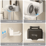 MARIE - Haartrockner-Organisator Wandmontage | Für Zuhause & Friseursalon