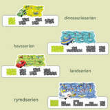 Puzzle-Eisenbahnspielzeug - Motorisches und kreatives Spielset für Kinder zum Selbermachen