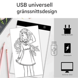 LED-beleuchtetes Zeichenbrett - perfekt für künstlerische Entdeckungen von Kindern