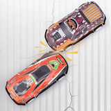 Mini-Rennwagen-Set für Kinder - robuste Konstruktion und Federung