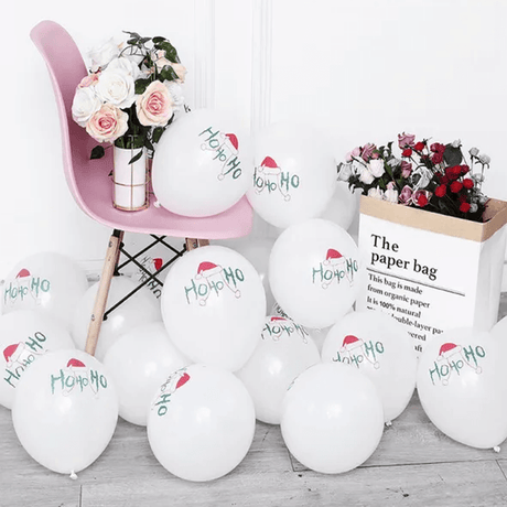 Fröhliche Weihnachten Ballons in mehreren Farben - Latex Ballons Party Ballons