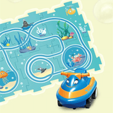 Puzzle-Eisenbahnspielzeug - Motorisches und kreatives Spielset für Kinder zum Selbermachen