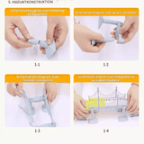 Engineering Car Track - Konstruierbare Rennstrecke mit Mini-Engineering Cars für Kinder